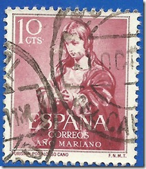 España año Mariano Purisima por Alonso Cano1954 1